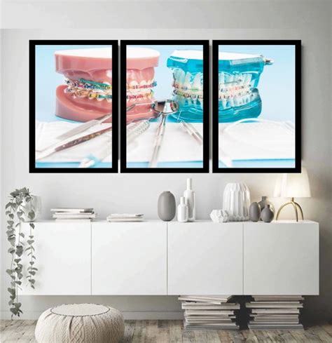 Kit Quadros Decorativos Odontologia Consult Rio Dentistas