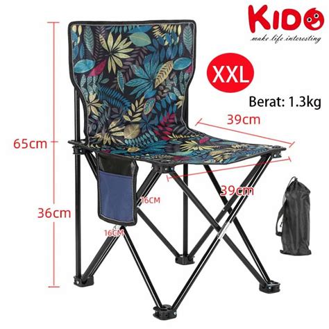 Jual Kido Kursi Lipat Bulat Camping Moon Foldable Portable Outdoor