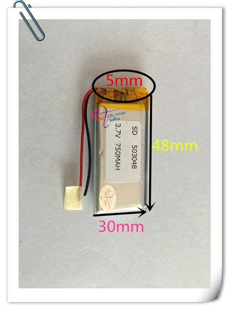 Batería recargable DIY de polímero de litio li po 10 piezas 3 7 V