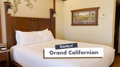 Disney S Grand Californian Room Tour Partial View Room With 2 Queen