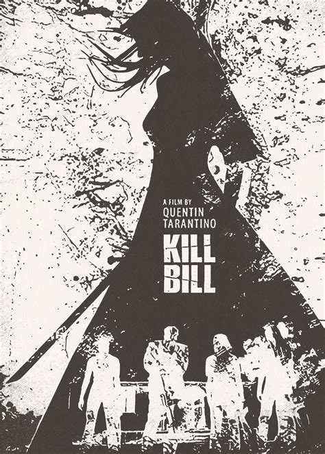 Kill Bill Poster Black And White