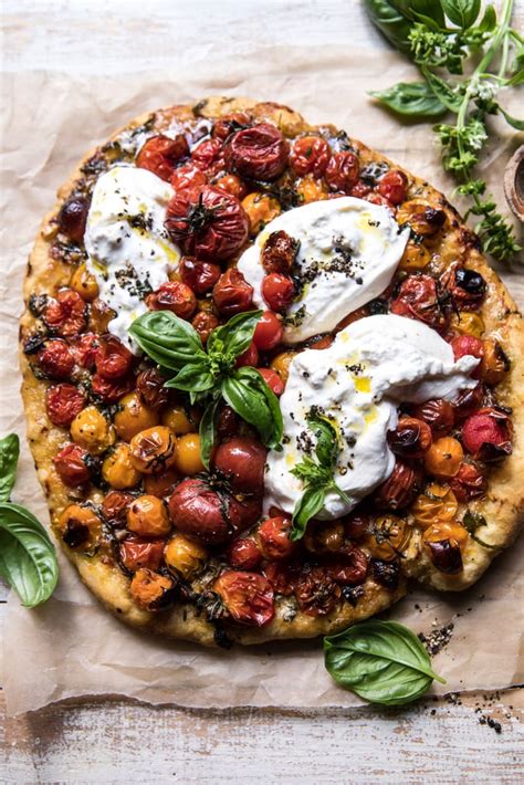 Garlic And Herb Roasted Cherry Tomato Pizza Fall Dinner Recipes For