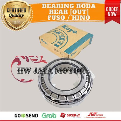 Jual Bearing Roda Belakang Dalam Jr Koyo Fuso Hino Original