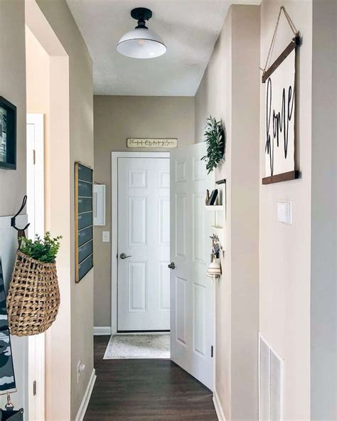 Warm And Comfy Hallway With Hanging Basket Soul Lane