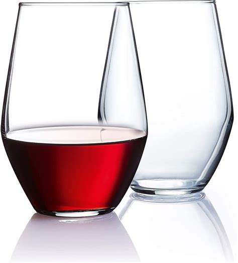 Reasonably Priced Luminarc Concerto Stemless Wine Glass The Best Unique Stemless Wine Glasses