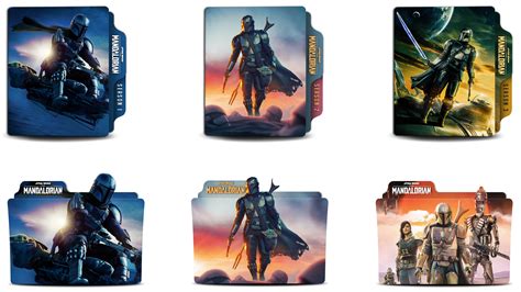 Star Wars The Mandalorian Folder Icons Pack By Kabugoivan On