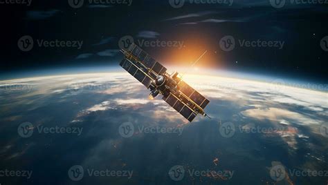 International Space Station orbiting the Earth 28251632 Stock Photo at ...