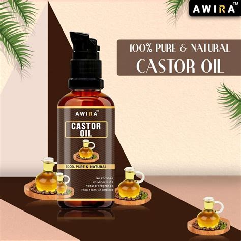 Awira Castor Oil Cold Pressed For Stronger Hair Skin Nails