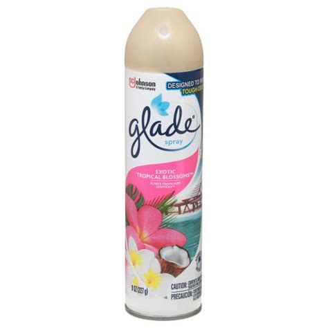 Glade Aerosol Air Freshener Exotic Tropical Blossoms The Loaded