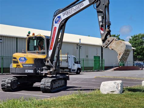 8 Tonne Excavator Added To The Fleet Portland Stone