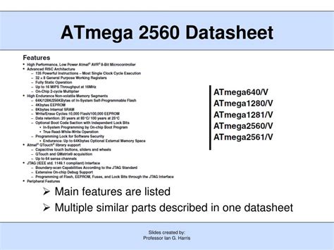 PPT - ATmega 2560 Datasheet PowerPoint Presentation, free download - ID ...