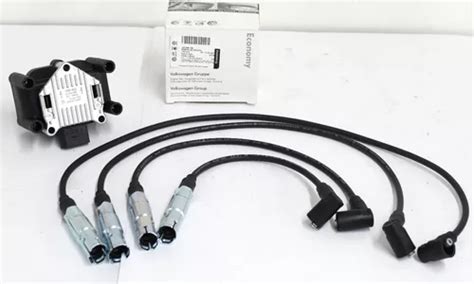 Kit Bobina Y Cables Bujia Vw Golf Jetta A Clasico Meses