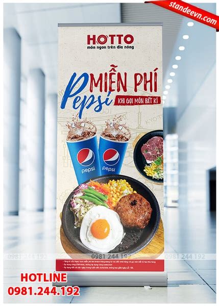Standee Food Mẫu Standee Dẹp Mắt Dành Cho Cửa Hàng ăn Uống