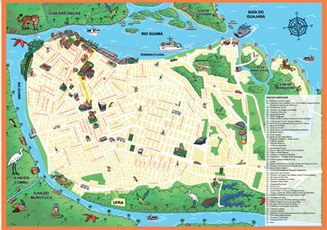 Novo Mapa Tur Stico De Bel M Est Dispon Vel Em Formato Digital