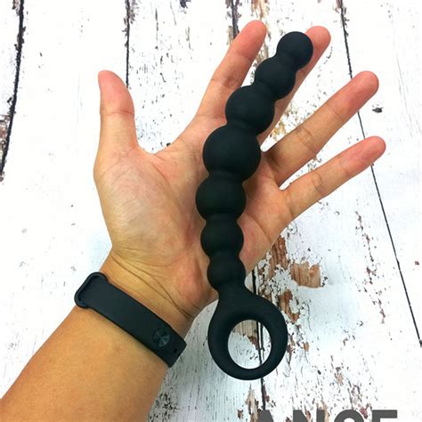 Acostumbrador Anal Perlas Anales De Tap N Con Anillo De Tracci N