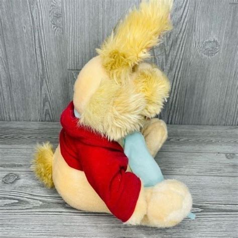 Vintage Bean Bunny Muppet 3d Jim Hensons Disney Plush Toy Collectible Toy