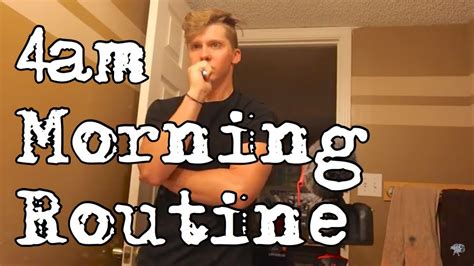 My One Time 4am Morning Routine Youtube