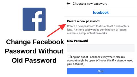 How To Change Facebook Password Without Old Password Youtube