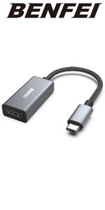 Adaptateur Usb C Vers Hdmi K Adaptateur Benfei Thunderbolt Vers