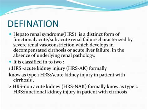 Hepato Renal Syndrome Pptx666666666666666 PPT