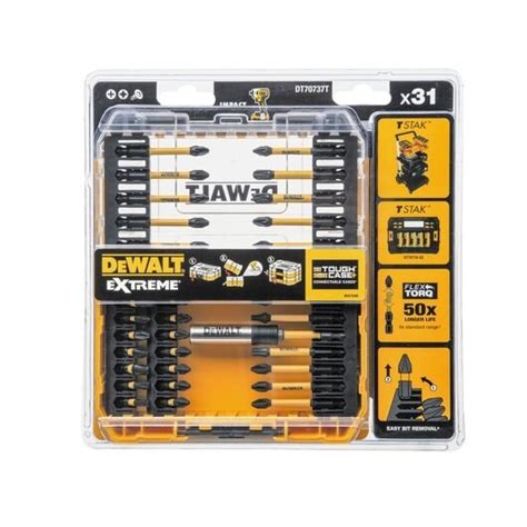 Dewalt Dt70730t-qz 25 Piece Flextorq Screwdriving Set - Anglia Tool Centre