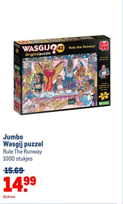 Jumbo Wasgij Puzzel Rule The Runway Aanbieding Bij Makro