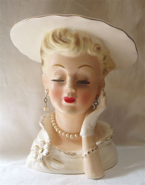 Decorative Head Vases Vases For Sale EBay Head Vase Ceramic Lady