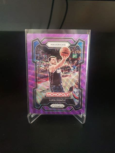 Luka Doncic 2023 24 Prizm Monopoly Purple Wave Prizm Mavericks EBay