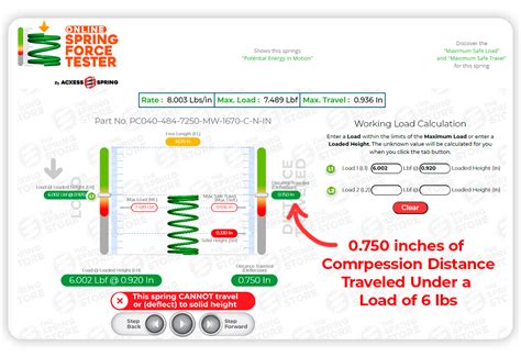 Spring Force Calculator Online Over 70 Trillion Custom And Stock Springs