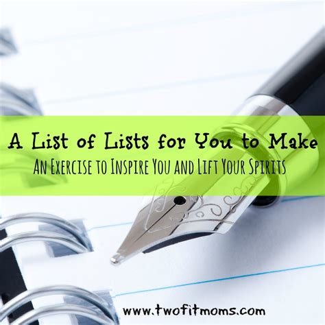 fit moms  list  lists