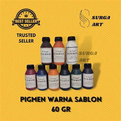 Jual Pigmen Gr Pewarna Sablon Resin Cat Tembok Clay Basis Air