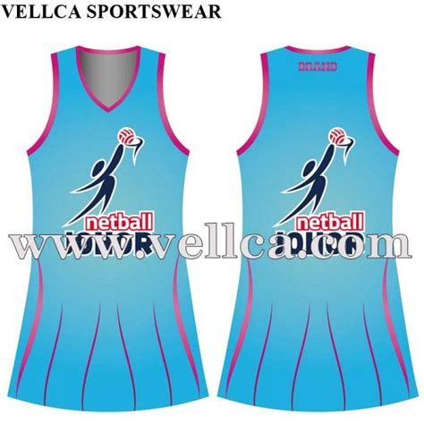 Custom Design Sublimation Netball Dress Uniforms Vellca Sportswear Co