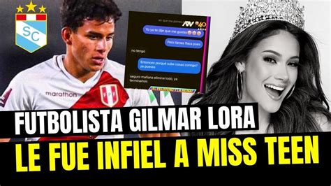 Jhilmar Lora Futbolista De Sporting Cristal Le Habr A Sido Infiel A