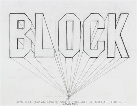 Draw 3d Block Letters Graffiti Lettering Drawing Letters Block