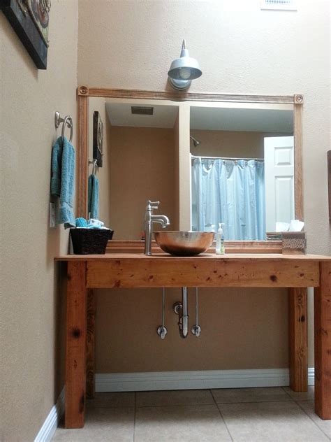 Farmhouse Rustic Style Vanity | Ana White