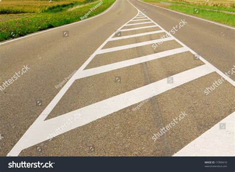 White Painted Stripes On Road Traffic Stock Photo 17300410 Shutterstock