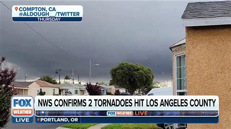 Twin Twisters Wreak Havoc In Los Angeles Compton Carson Neighborhoods