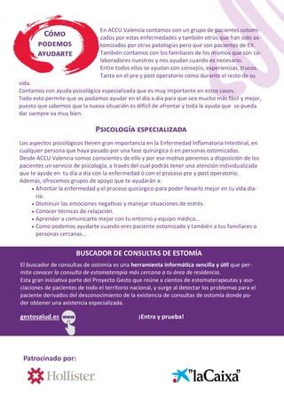 ACCU Valencia Conferencia Mundial Del Paciente Ostomizado PDF