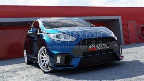 Roof Spoiler Ford Fiesta Mk7 Facelift Model Focus Rs Look Not Primed