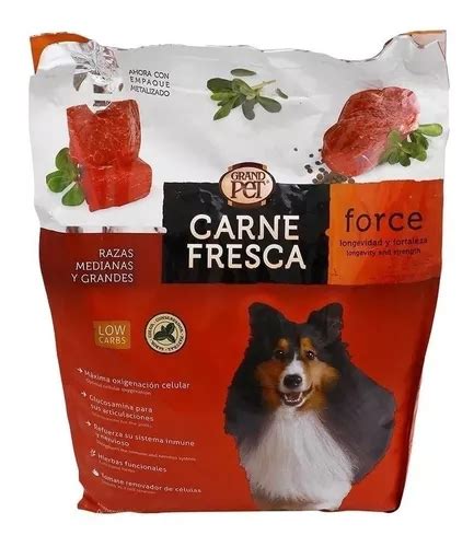 Grand Pet Carne Fresca Force Kg Croqueta Para Perro Adulto Mercadolibre