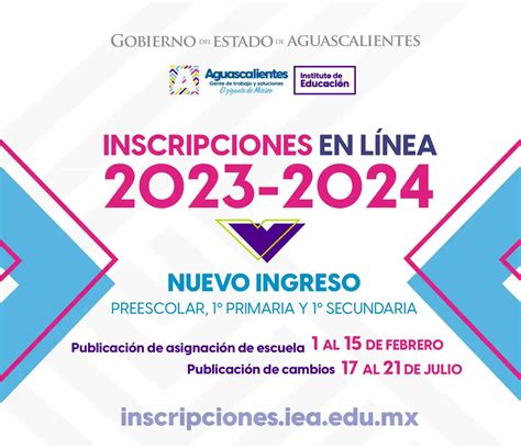 Inicia el periodo de inscripciones para alumnos de educación básica