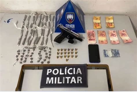 Homem Preso Em Colatina Por Porte Ilegal De Arma E Tr Fico De Drogas