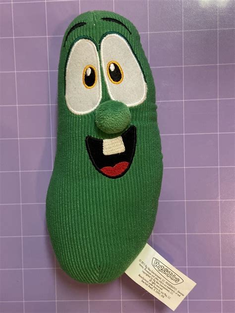 Veggie Tales 7" Larry The Cucumber Plush Stuffed Animal Toy | #3901744611