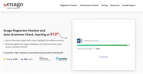 Enago Plagiarism Checker Review Originality Ai