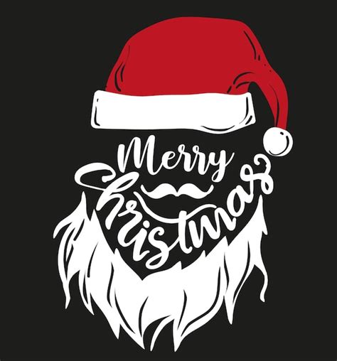 Premium Vector Hand Drawn Merry Christmas Santa Claus Vector Illustration