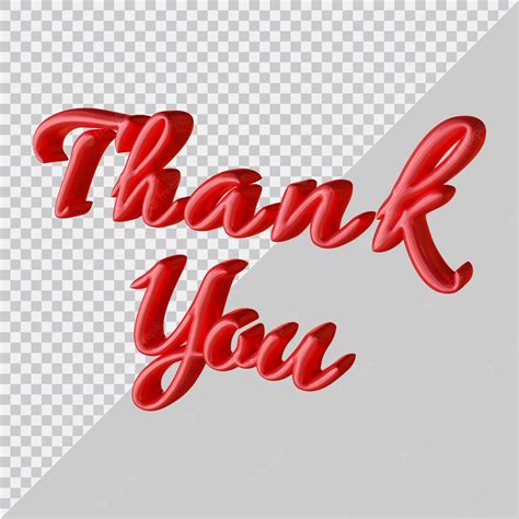 Premium Psd Thank You Text Effect Design With 3d Modern Style