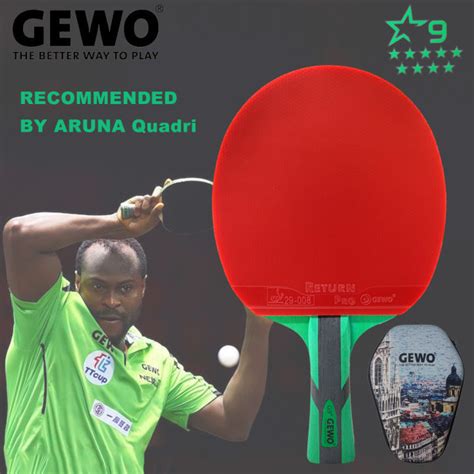 Original Gewo Table Tennis Racket Star Professional Carbon Ping