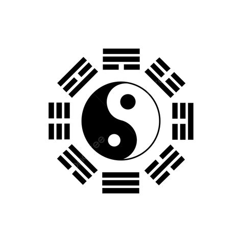 Eight Diagrams Formation Eight Diagrams Tai Chi Black And White Taoism