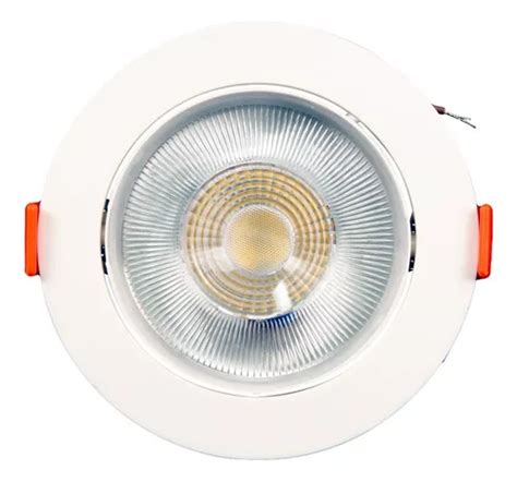 Spot Embutir Led 12w Redondo Branco Direcional Bivolt Cor Branco Quente