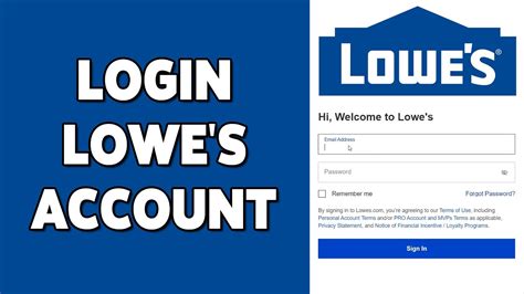 Lowe S Account Login Guide 2023 Lowe S Sign In Lowes YouTube